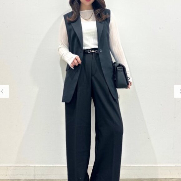 GU - Oversized Unisex Tailored Black Vest - SZ XL - Picture 9 of 14